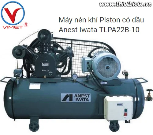 Máy nén khí Piston Anest Iwata TLPA22B-10